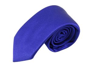 PB Pietro Baldini Krawatte für Herren aus 100% Seide - handgefertigt in Italien - 150 x 7 cm - royal