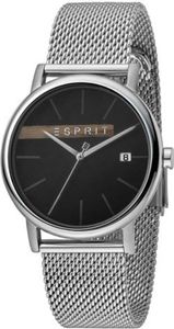Esprit ES1G047M0055 Timber Black Silver Mesh Herrenuhr Esprit ES1G047M0055 Timber Black Silver Mesh Herrenuhr