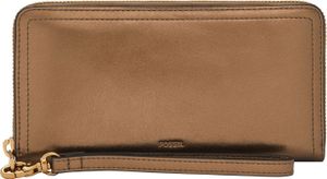 FOSSIL Geldbörse Logan RFID Zip Around Clutch Bronze