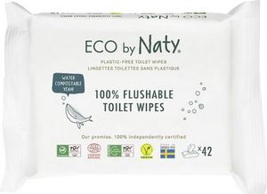 ECO BY NATY Obrúsky vlhčené toaletné Eco 42 ks