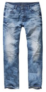 Brandit Hose Will Denim Jeans in Denim Blue-W34-L36