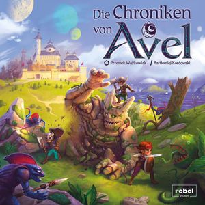 REBD0005 - Die Chroniken von Avel - Brettspiel, für 2-4 Spieler, ab 8 Jahren (DE-Ausgabe)