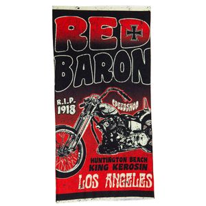KING KEROSIN Multifunktions-Tunnel Aus Reinem Coolmax (Polyesterfasern) Red Baron Rot Onesize