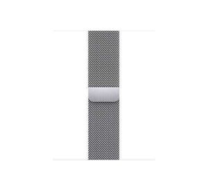 Apple Apple Watch Milanese Armband (150–200mm, silber, Apple Watch 44mm, silber)