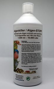 1.000 ml Algenkiller / Algen-STOPP für 10.000 Liter Aquarium-Wasser