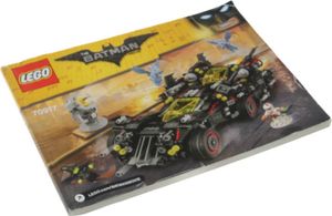 1x Lego Bauanleitung Buch Batman  abgenutzt The Ultimate Batmobile 70917