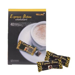 HELLMA Espresso-Bohne in Zartbitterschokolade Schokolade 40 St.