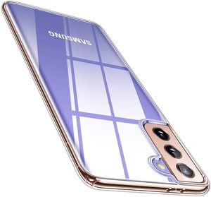 Hülle für Samsung Galaxy S21 Silikon Schutzhülle Handyhülle TPU Tasche klar Slim
