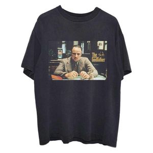 The Godfather - Tričko "Café Scene" pro muže/dámy Unisex RO4508 (L) (Black)