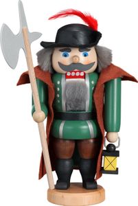 Seiffener Volkskunst - Nussknacker Nachtwächter - Größe ca. 21cm - 11461