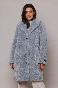 Rino & Pelle Single breasted coat : blue haze : 40 LieferantenFarbe: blue haze Größe: 40