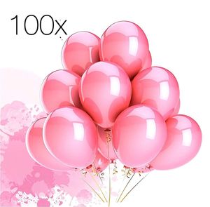 100x Luftballons Ballons pink Luft, Helium Hochzeit Deko Dekoration