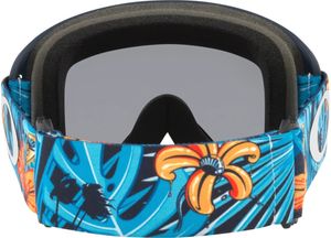 Oakley O Frame 2.0 Pro TLD Cosmic Jungle Motocross Brille (Blue/Orange/White,One Size)