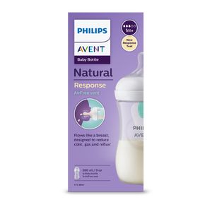 Avent Babyflasche Kinderflasche Milchflasche Natural Response AirFree vent Antikolik 260ml 1m+ Avent