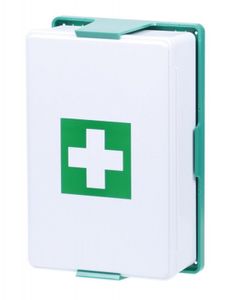 Mobiler Erste-Hilfe-Kasten zur Wandmontage für 10 Personen