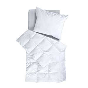 SCANquilt péřová přikrývka celoroční COMTESSA PLUS - hřejivost 5, 100% bavlna - sypkovina vysoké kvality, 140 x 200 cm, běžná délka