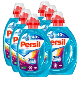 Persil 31912 Color Gel 6er Pack Colorwaschmittel Gel 6x1 Liter Waschmittel