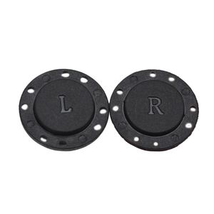 1 Paar magnetische Schnappschüsse Verschlüsse unsichtbare 8-Löcher Design Starke Saugmagnet-Kleidung Tasten für Mantel-Schwarz ,Größen:26 mm