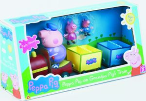 Peppa Pig - Peppa Wutz ein Zug mit Figuren Spielzeug