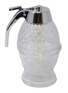Asseny Glas Kristall Honig Spender Transparent Honig Vorratsbehälter Flasche