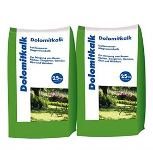 HAMANN MERCATUS Dolomitkalk, Rasenkalk-Zur Vorbeugung von Moosbildung im Rasen, 2 x 25 Kg (50 Kg)