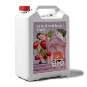5 Liter Bioethanol WALDERDBEEREDUFT Premium 100% fürAlkohol für Kamin 5L