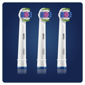 ORAL-B - Replacement brush heads (EB18) 3D White 3ct - 80338474