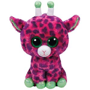TY Beanie Boos 24cm L Glubschi Gilbert Giraffe Pink Lila Grün Stofftier groß