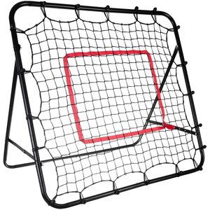 Rebounder für Fußball 100x100x72 cm/ 120x120x72 cm Flexible Zielscheibe Klappbar Kickback Tor Rückprallwand Metall 23610, Größe:120x120x72 cm