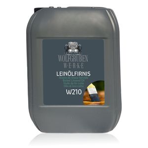 Leinölfirnis Holzöl farblos Leinöl Firnis Holz Öl Holzpflegeöl W210 5L