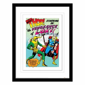 Zarámovaný plagát komiksu Loki od Marvel Collector Print