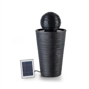 Liquitorre Solarbrunnen 200l/h Solarpanel 2W Akku LED Polyresin