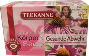 Teekanne Gesunde Abwehr Kräutertee Harmonie für Körper und Seele 40g