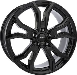 Felgi aluminiowe DEZENT TV czarne 8x19 5x120 ET 48 BLACK
