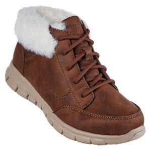 Skechers Damen Stiefeletten WARM SEEKER gefüttert Braun