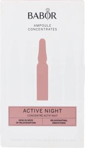 BABOR Active Night Face Serum Ampoules for Improved Skin Regeneration 7 x 2ml - Market Launch 2022