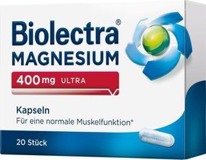 Biolectra Magnézium 400 mg ultra kapsuly 20 kapsúl