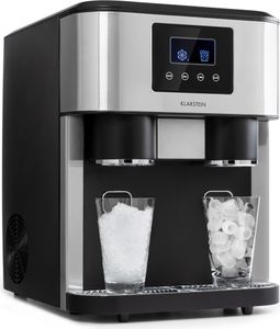 Klarstein výrobník kociek ľadu, drvený a guľôčkový ľad, 1,8 l, 15 kg/24 h