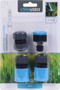 gartenschlauchkupplungssätze Polypropylen/Gummi 4 Stück