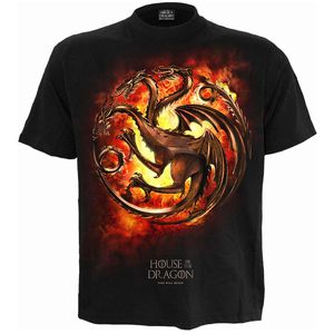 House of the Dragon TShirt DRAGON FLAMES  Fire will Reign L