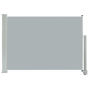 vidaXL Ausziehbare Seitenmarkise 80×300 cm Grau