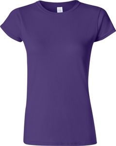 Gildan Damen Soft Style Kurzarm T-Shirt BC486 (L) (Lila)