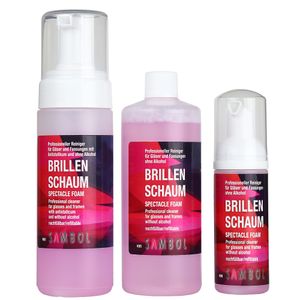 Brillenreiniger Brillenschaum Set 50 ml & 150 ml nachfüllbeutel 200 ml