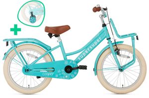 SuperSuper Cooper Kinderfahrrad - 18 Zoll - Türkis