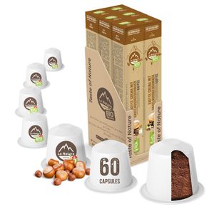 Crema Hazelnut Coffee - 60 kávových kapslí | La Natura Lifestyle Organic 306g| bio | Kompatibilní s Nespresso®*³