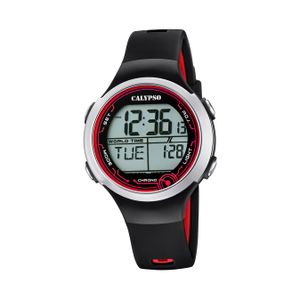 Calypso Kunststoff Uni Uhr K5799/6 Digital Armbanduhr schwarz D2UK5799/6