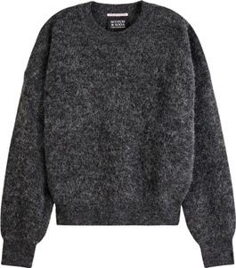 Scotch & Soda Core Fuzzy Pullover Grau L Frau Grau L