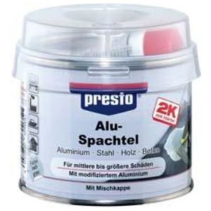 Presto 2K Alu Spachtel sehr gute Haftung einfache Verarbeitung 250g