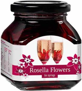 Rosella Flowers Wilde Hibiskusblüten eingelegt in Sirup 270g