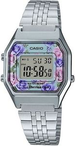 CASIO VINTAGE LADY STEEL FLOWERS Damenuhr